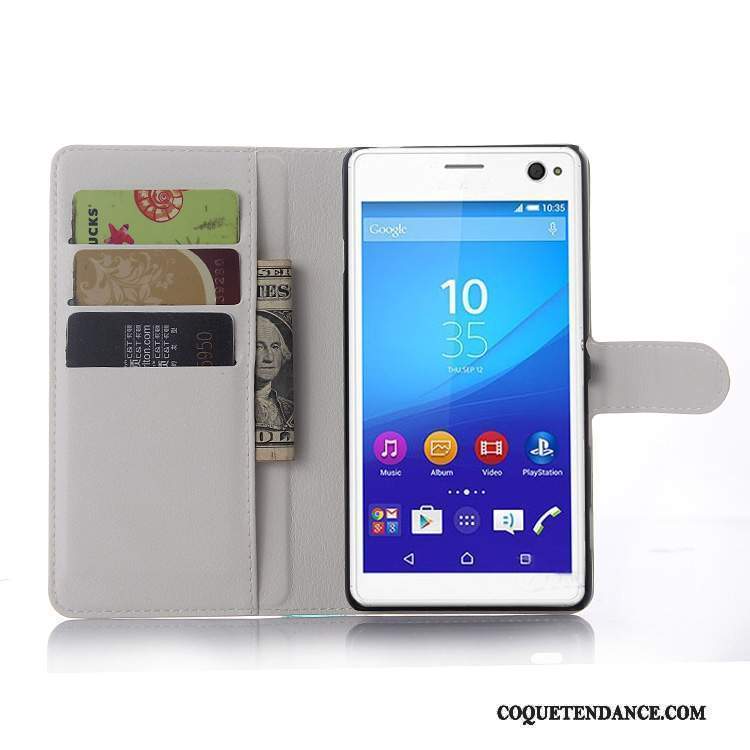 Sony Xperia C4 Coque Étui Protection Étui En Cuir De Téléphone