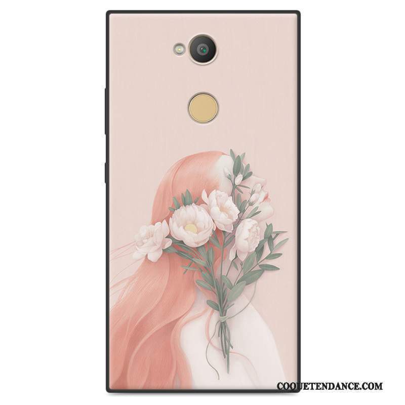 Sony Xperia L2 Coque Incassable Tout Compris Art Délavé En Daim De Téléphone