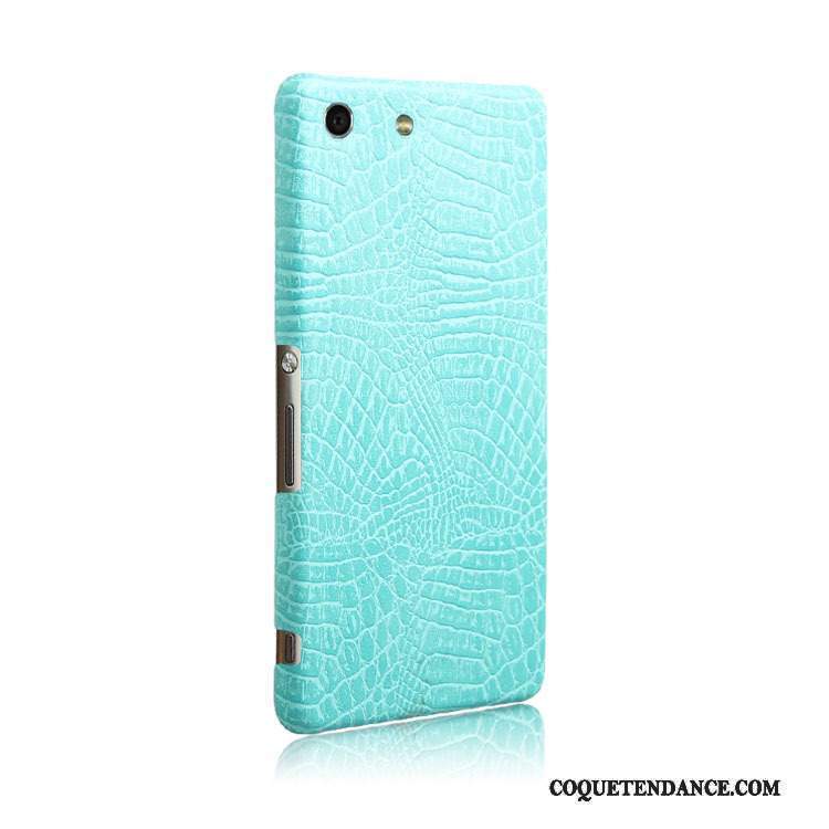 Sony Xperia M5 Dual Coque Étui En Cuir Bleu Clair Protection De Téléphone Nouveau