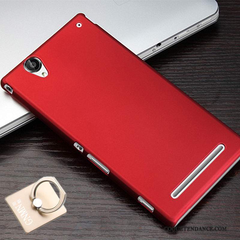 Sony Xperia T2 Coque Étui Difficile De Téléphone Rouge Protection