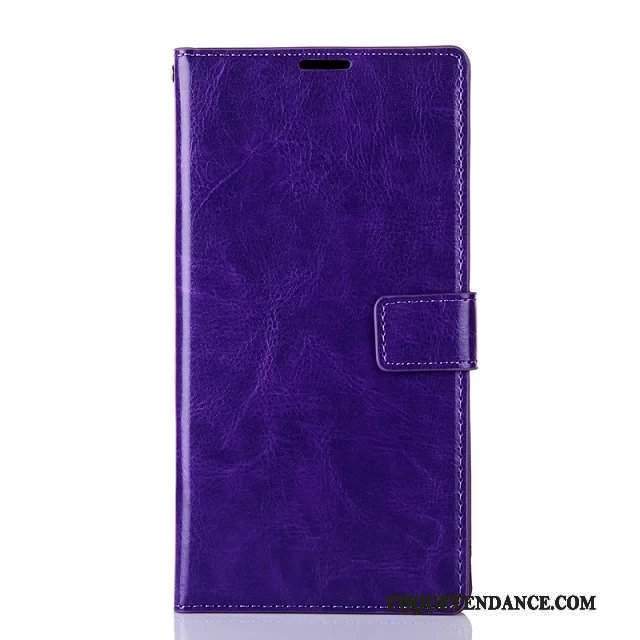 Sony Xperia T2 Coque Étui En Cuir Protection Bleu De Téléphone