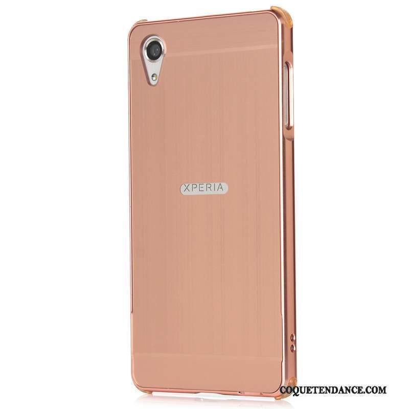 Sony Xperia X Coque Métal Incassable Étui De Téléphone Rose