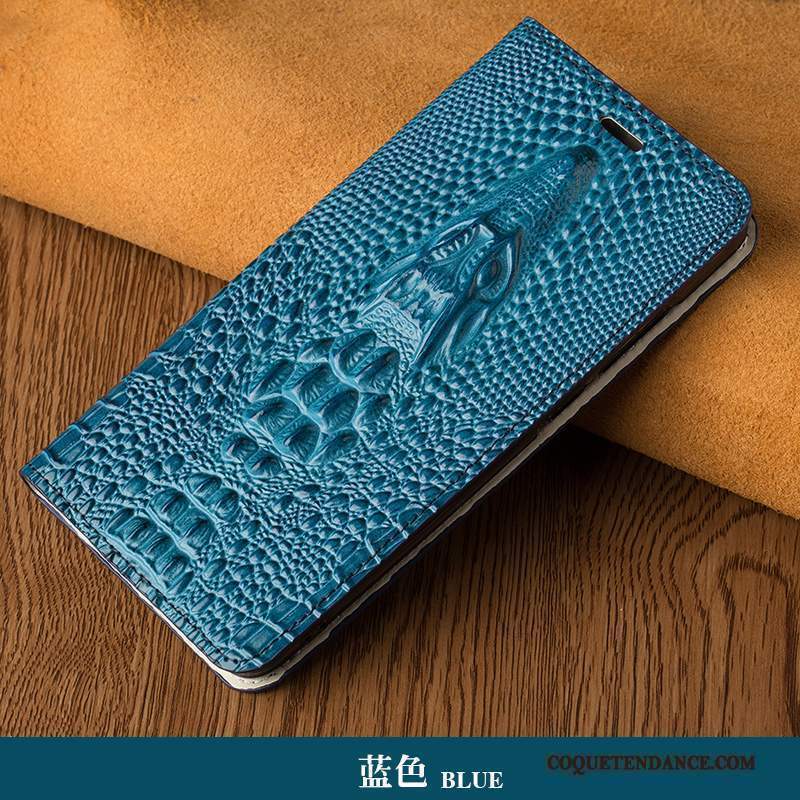 Sony Xperia X Performance Coque Paon Étui Bleu Housse Luxe