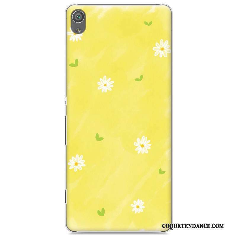 Sony Xperia Xa Coque Jaune De Téléphone Protection Créatif Vintage