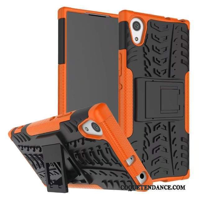 Sony Xperia Xa1 Coque De Téléphone Antidérapant Tout Compris Incassable Orange