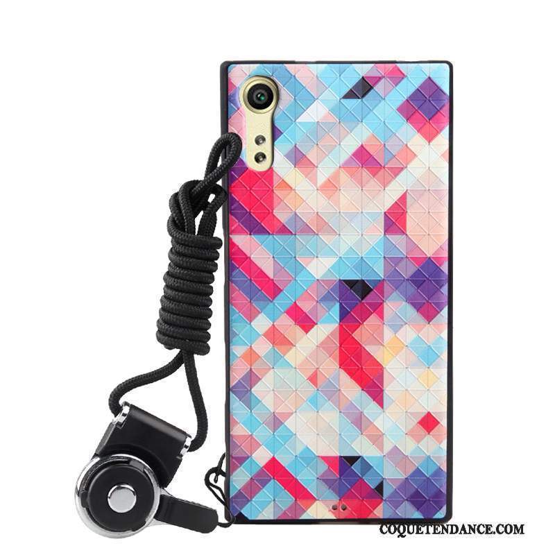 Sony Xperia Xz Coque Protection Étui Multicolore Ornements Suspendus Silicone