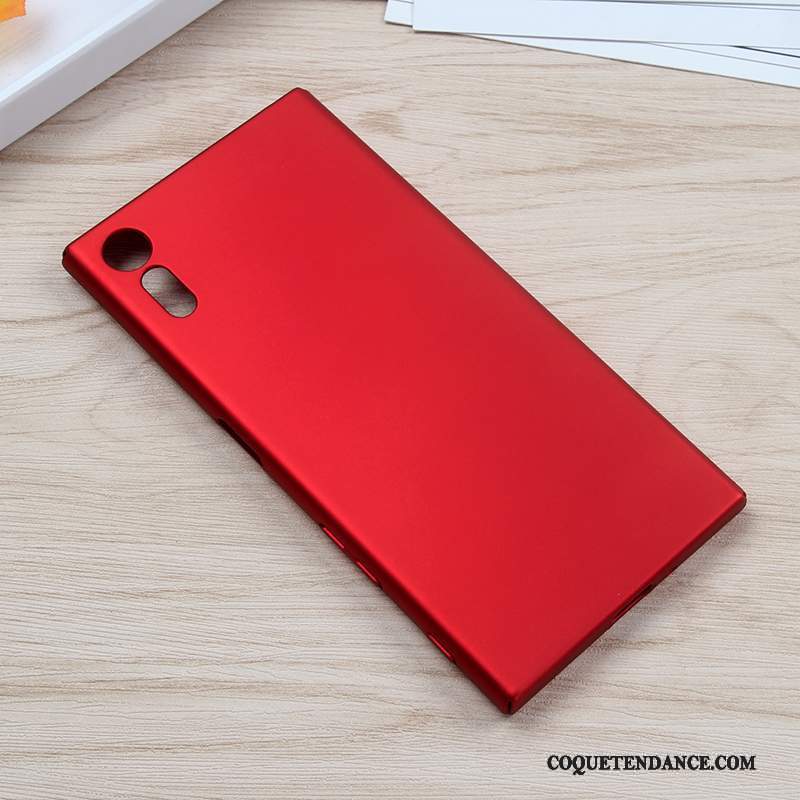 Sony Xperia Xz Coque Étui De Téléphone Protection Rouge Silicone