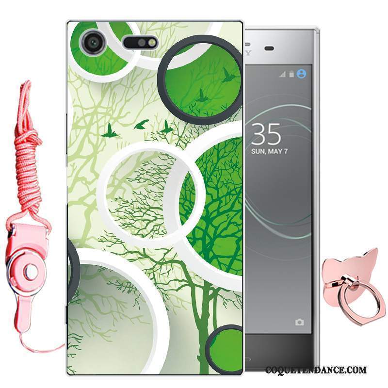 Sony Xperia Xz Premium Coque Tout Compris Protection Vert Fluide Doux