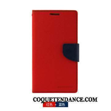 Sony Xperia Z1 Coque De Téléphone Rouge Étui Protection
