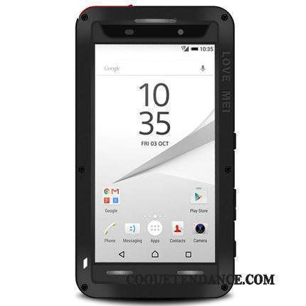 Sony Xperia Z5 Compact Coque Border Étui Protection Délavé En Daim De Téléphone