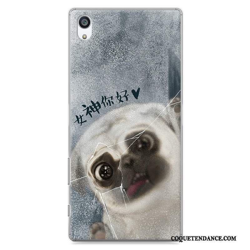 Sony Xperia Z5 Coque Dessin Animé Gris Personnalité Étui De Téléphone