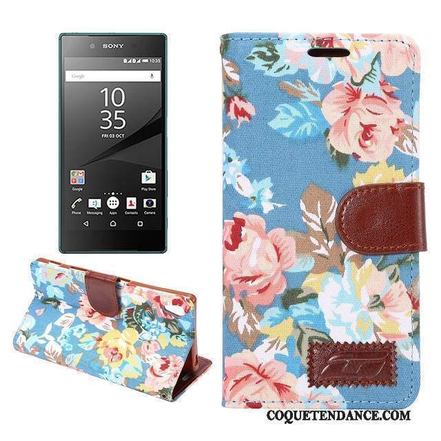 Sony Xperia Z5 Coque Modèle Fleurie Protection Multicolore Fluide Doux