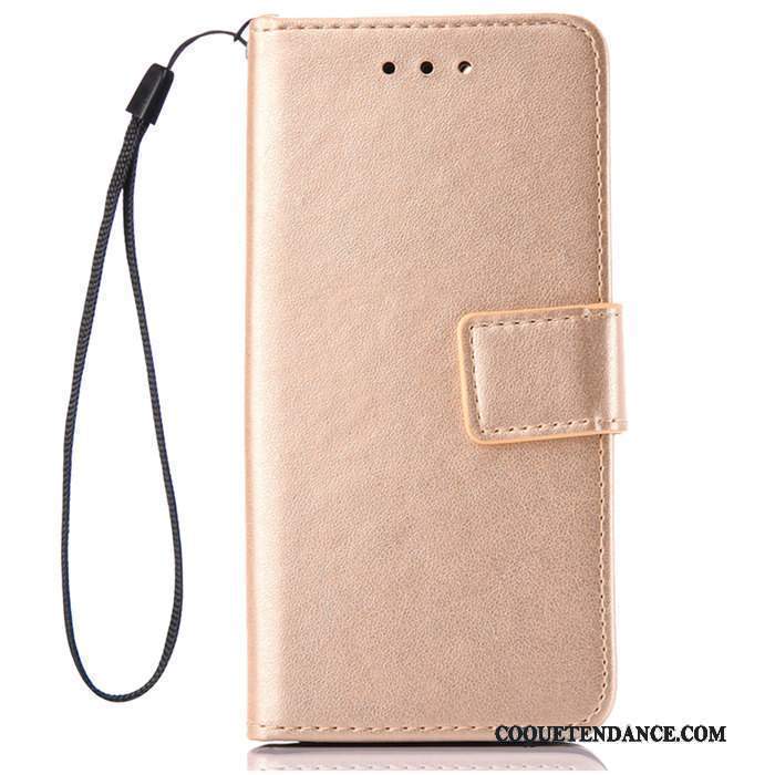 Sony Xperia Z5 Coque Or Étui En Cuir Protection Incassable