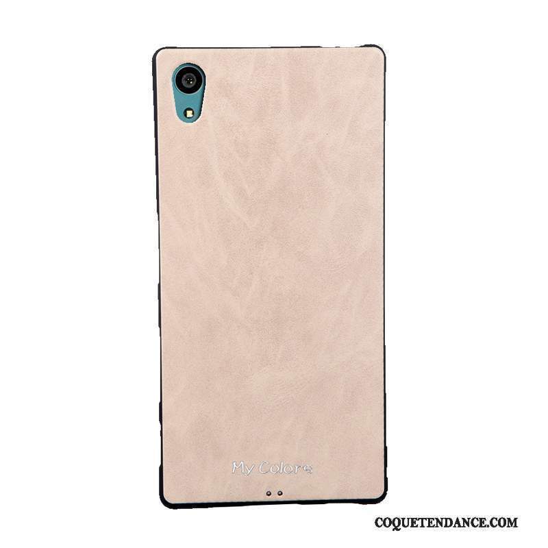 Sony Xperia Z5 Coque Protection Kaki Étui De Téléphone Similicuir