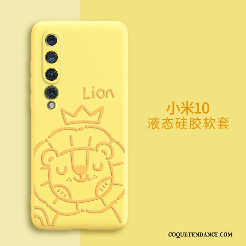 Xiaomi Mi 10 Coque De Téléphone Lion Net Rouge Tout Compris Créatif