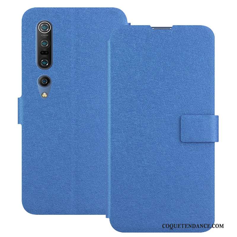 Xiaomi Mi 10 Pro Coque Boucle Étui En Cuir De Téléphone Fluide Doux Carte