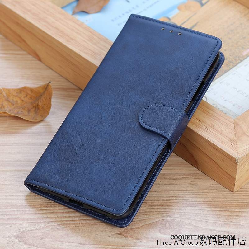 Xiaomi Mi 10 Pro Coque Business Incassable Fluide Doux Petit Étui En Cuir