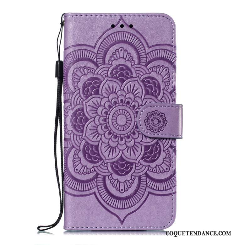 Xiaomi Mi 10 Pro Coque Petit Housse De Téléphone Violet Étui En Cuir