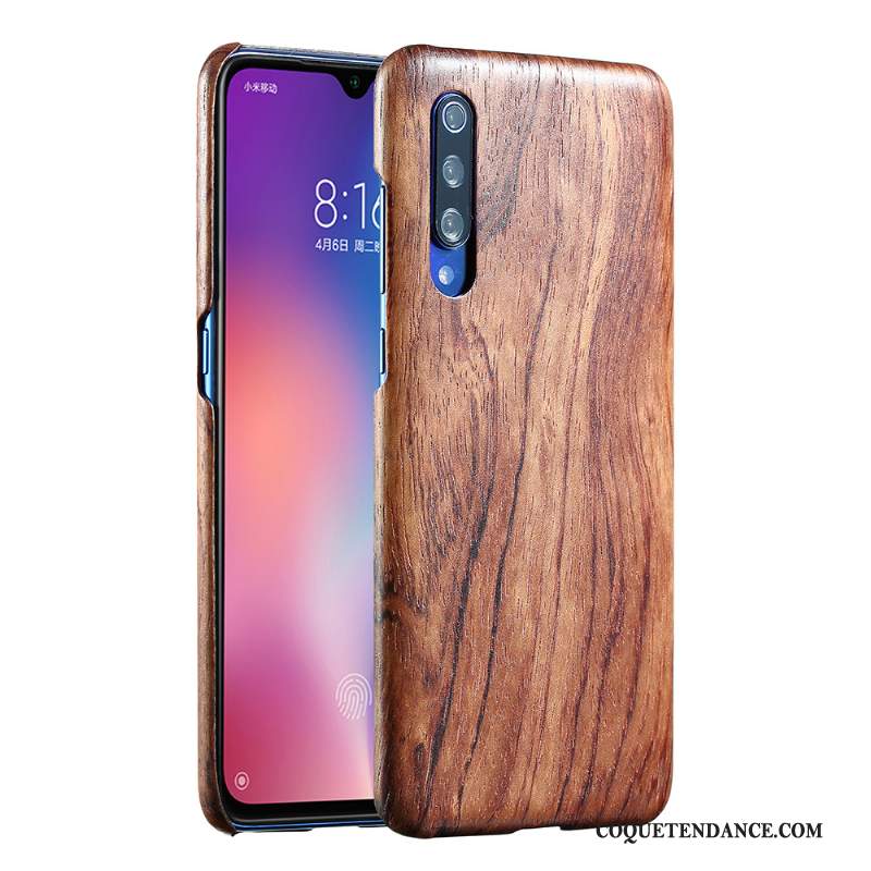 Xiaomi Mi 9 Coque Sentir Bois Petit De Téléphone Très Mince