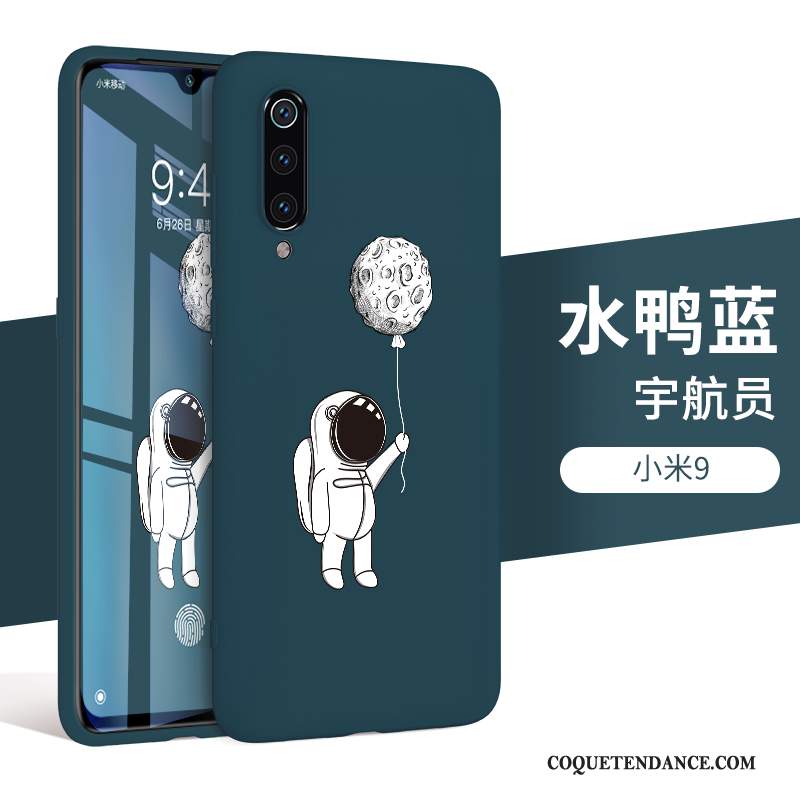 Xiaomi Mi 9 Coque Silicone De Téléphone Petit Bleu Personnalité