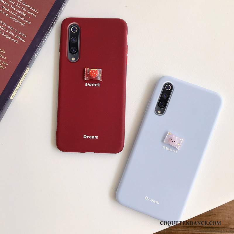 Xiaomi Mi 9 Lite Coque Fluide Doux Bonbons Silicone Étui Mini