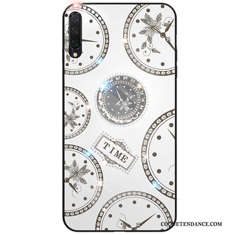 Xiaomi Mi 9 Lite Coque Membrane Tempérer Incassable Blanc Petit