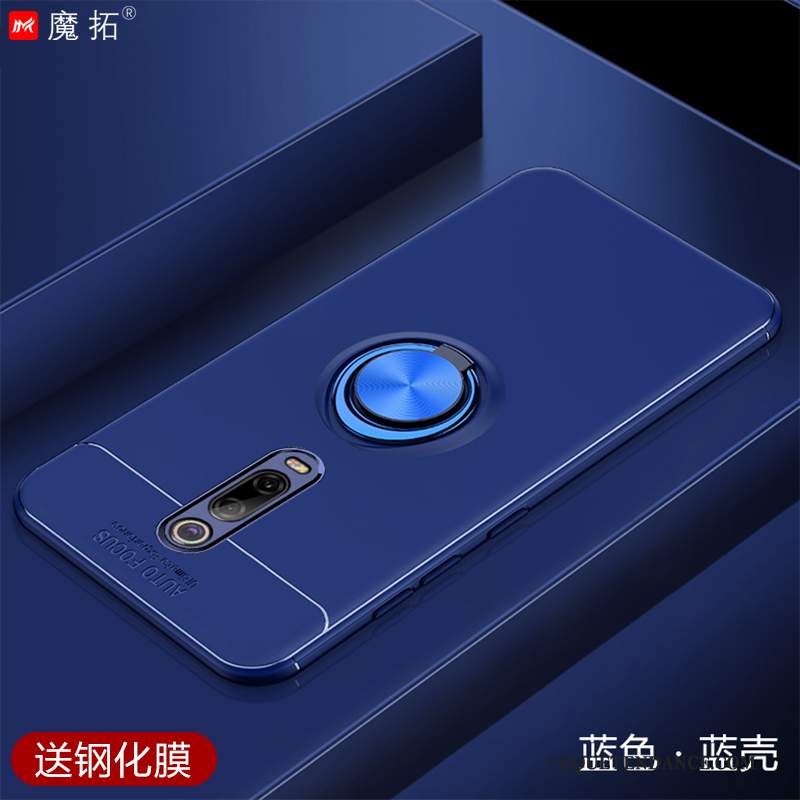 Xiaomi Mi 9t Coque Bleu Magnétisme De Téléphone Petit Pure