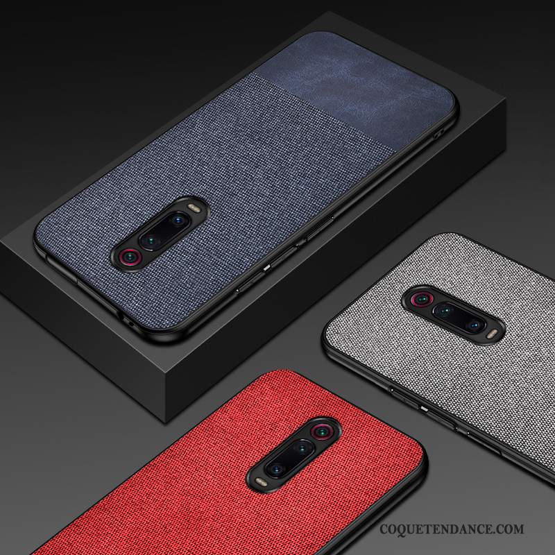 Xiaomi Mi 9t Coque Rouge Étui Protection Fluide Doux Petit