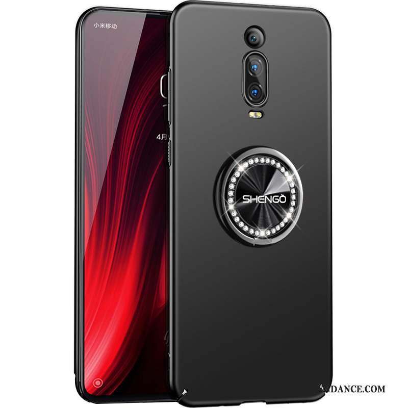 Xiaomi Mi 9t Coque Support Tendance Noir De Téléphone