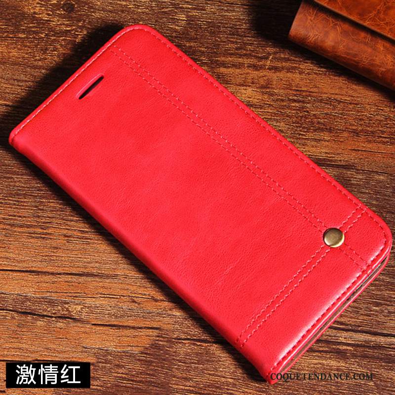 Xiaomi Mi 9t Coque Tout Compris Étui En Cuir Protection Rouge De Téléphone