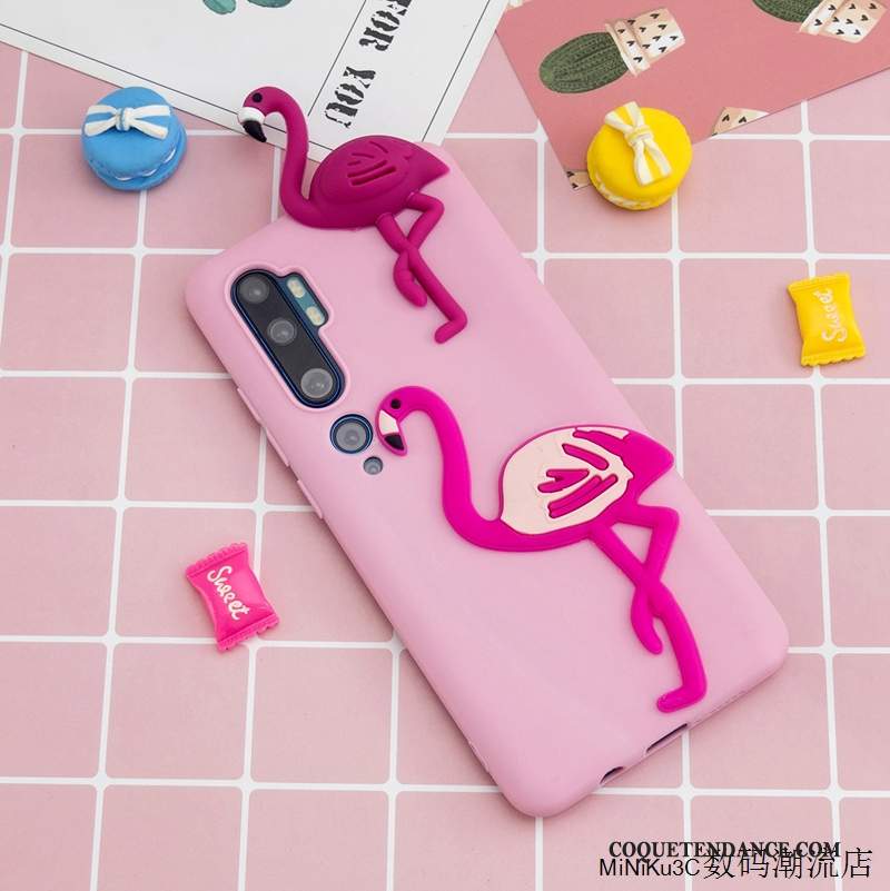 Xiaomi Mi Note 10 Coque Silicone Dessin Animé De Téléphone Charmant Petit