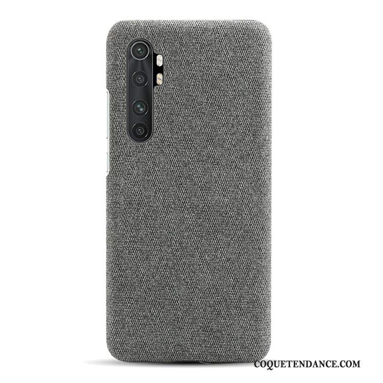 Xiaomi Mi Note 10 Lite Coque Personnalité Toile Sac Jeunesse Gris