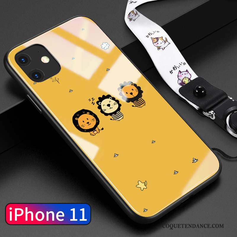 iPhone 11 Coque De Téléphone Incassable Luxe Charmant Verre