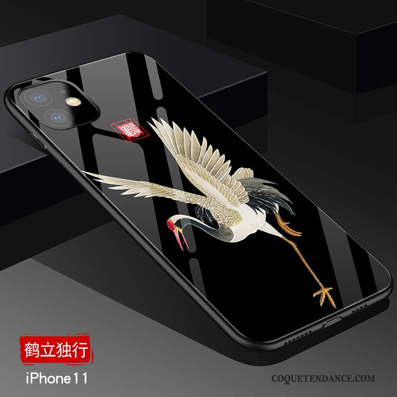 iPhone 11 Coque Noir Silicone Très Mince De Téléphone Protection
