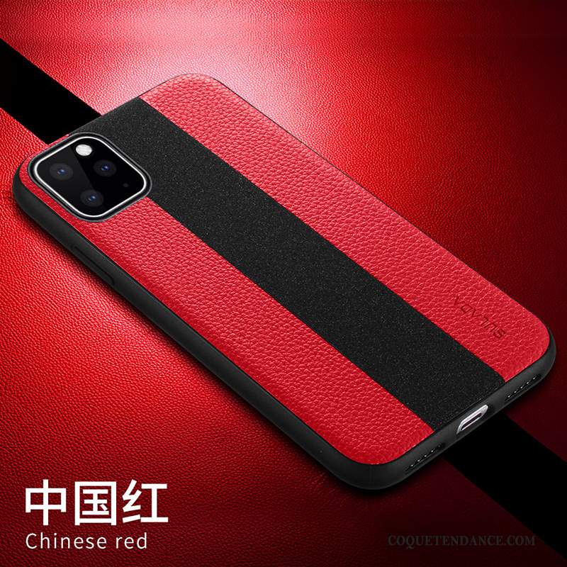 iPhone 11 Pro Coque Cuir Protection Incassable Mode Étui