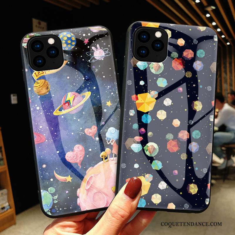 iPhone 11 Pro Coque Dessin Animé Ornements Suspendus Étui Tout Compris De Téléphone