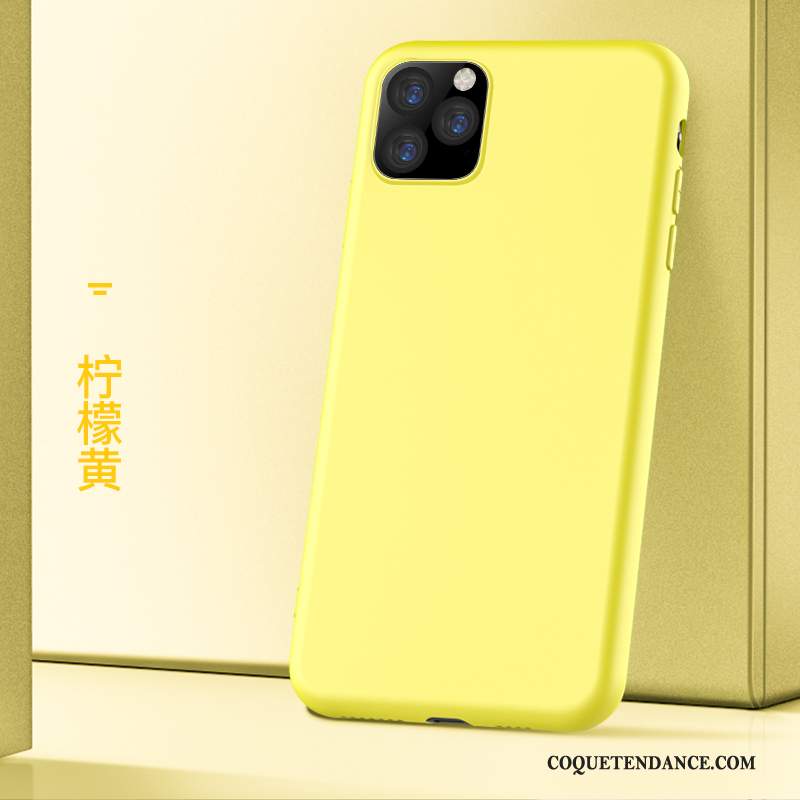 iPhone 11 Pro Max Coque Délavé En Daim Marque De Tendance Créatif Tout Compris Nouveau