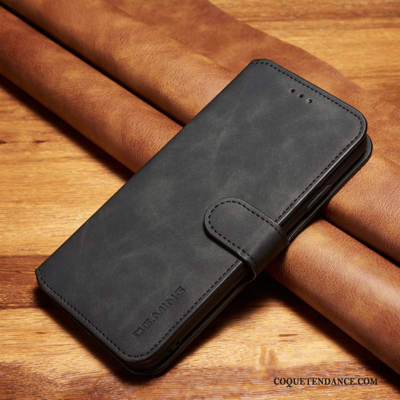 iPhone 11 Pro Max Coque Incassable Étui De Téléphone Étui En Cuir Vintage