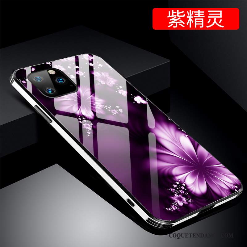 iPhone 11 Pro Max Coque Protection Créatif Tout Compris Violet Étui