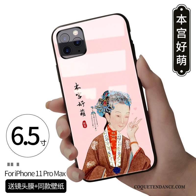 iPhone 11 Pro Max Coque Vent De Téléphone Personnalité Style Chinois Palais