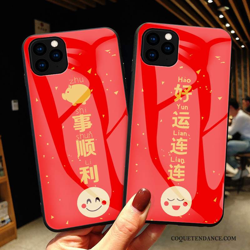 iPhone 11 Pro Max Coque Étui Incassable Rouge De Téléphone Tout Compris