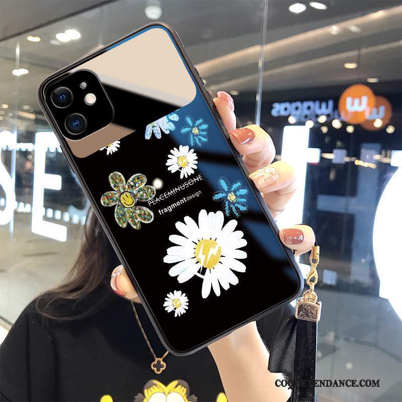 iPhone 12 Coque De Téléphone Fleur Petit Ornements Suspendus Étui