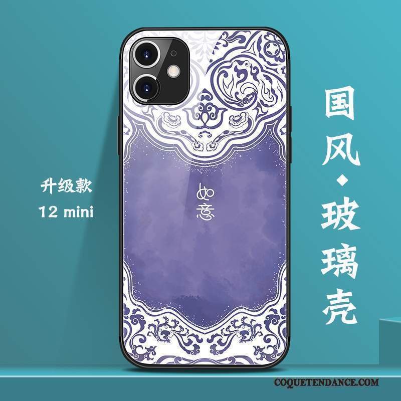 iPhone 12 Mini Coque Tendance Personnalité Style Chinois Marque De Tendance Nouveau