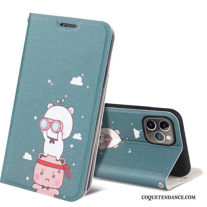 iPhone 12 Pro Coque De Téléphone Étui Dessin Animé Clamshell Étui En Cuir