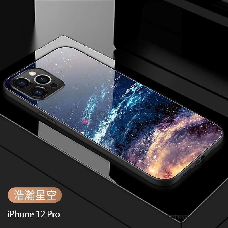 iPhone 12 Pro Coque Marque De Tendance Incassable De Téléphone Étui Carré