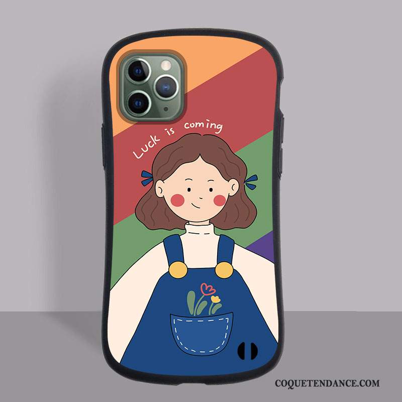 iPhone 12 Pro Max Coque Silicone Petit Étui Dessin Animé De Téléphone