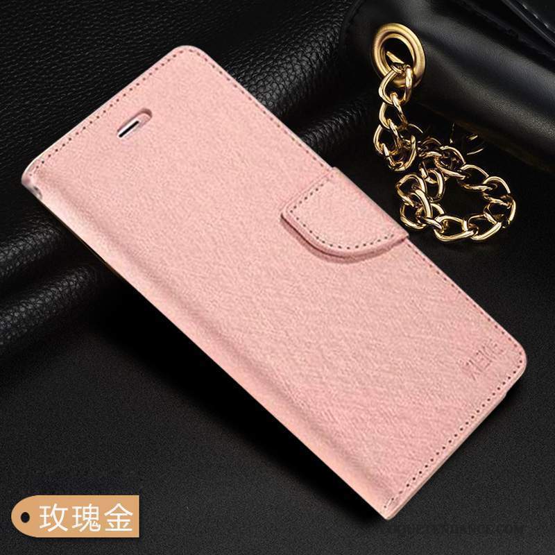 iPhone 12 Pro Max Coque Étui En Cuir Housse De Téléphone Or Rose