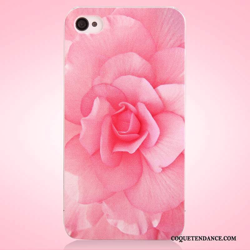 iPhone 4/4s Coque Difficile De Téléphone Rose Peinture