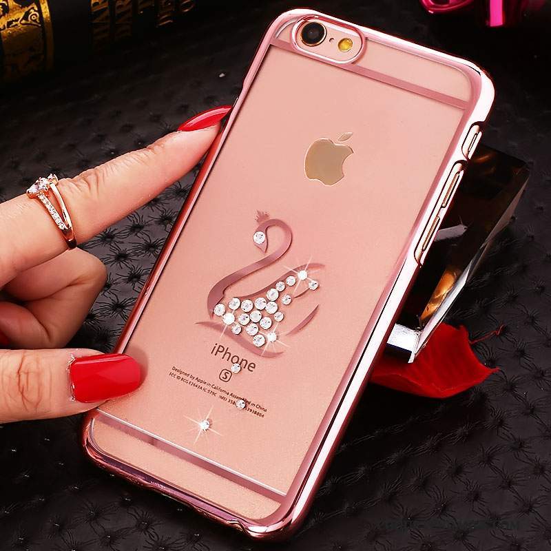 iPhone 4/4s Coque Nouveau Étui Rose Transparent