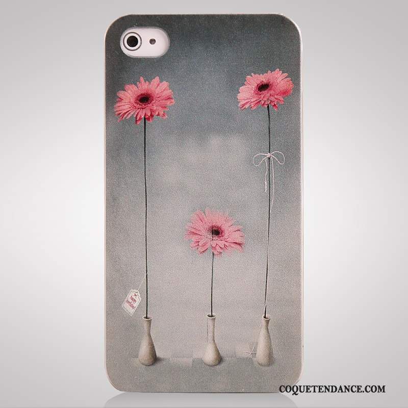 iPhone 4/4s Coque Tendance De Téléphone Dessin Animé Couvercle Arrière Gris